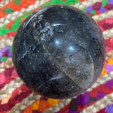 Load image into Gallery viewer, Black Tourmaline in Quartz Crystal Sphere Crystal Ball Gift
