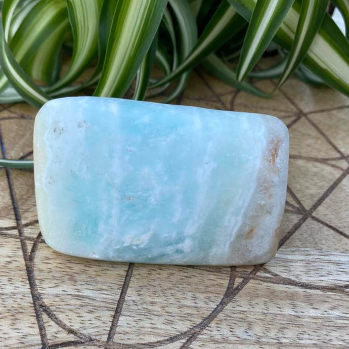 Caribbean Calcite Crystal Freeform Crystal Rock Blue Crystal