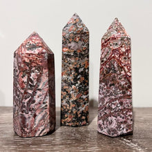 Load image into Gallery viewer, Leopard Skin Jasper Tower Point Crystal
