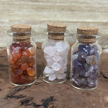 Load image into Gallery viewer, Little jars of Crystals for Stress, Anxiety and Self Love Crystal Chips Gift - One Jar
