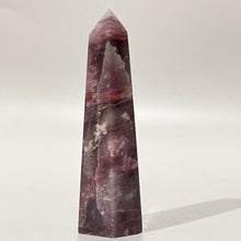 Load image into Gallery viewer, Plum Blossom Pink Tourmaline Crystal Tower Point Generator
