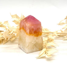 Load image into Gallery viewer, Pink Aragonite Crystal Tower Point Obekisk  Pink Crystal
