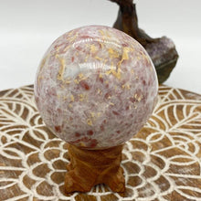 Load image into Gallery viewer, Strawberry Calcite Crystal Sphere Crystal Ball Gift
