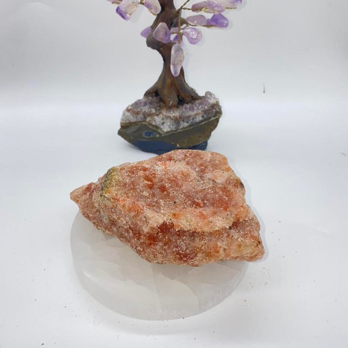 Sunstone Raw Crystal Rock Chunk Orange Crystal