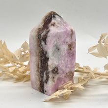 Load image into Gallery viewer, Pink Aragonite Crystal Tower Point Obekisk  Pink Crystal
