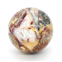 Load image into Gallery viewer, Crazy Lace Agate Crystal Sphere Crystal Ball
