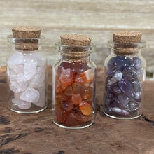 Load image into Gallery viewer, Little jars of Crystals for Stress, Anxiety and Self Love Crystal Chips Gift - One Jar
