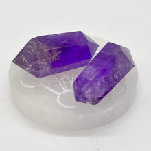 Load image into Gallery viewer, Amethyst Double Terminated Quartz Crystal Point Tower
