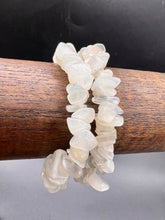 Load image into Gallery viewer, Rainbow Moonstone Crystal Chip Bracelet
