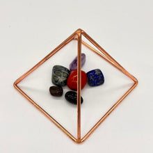 Load image into Gallery viewer, 4” / 10cm Copper Pyramid Energizer | Copper Charging Pyramid | Energizing &amp; Healing Pyramid | Reiki Pyramid | Cleansing Meditation Crystal Healing
