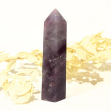 Load image into Gallery viewer, Plum Blossom Pink Tourmaline Crystal Tower Point Generator
