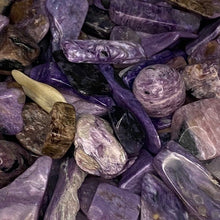 Load image into Gallery viewer, Charoite Tumbled / Tumble Stone / Tumbles
