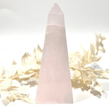 Load image into Gallery viewer, Mangano Calcite  Crystal Tower Obelisk Point
