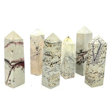 Load image into Gallery viewer, Dendritic Picture Jasper Tower Point Generator stone Crystal
