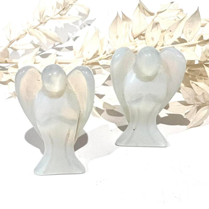 Opalite / Girasol Angel Crystal Carving