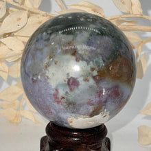 Load image into Gallery viewer, Ocean Jasper Crystal Ball Crystal Sphere Metaphysical, Crystals, Healing, Stone Sphere
