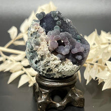 Load image into Gallery viewer, Grape Agate Crystal sphere Crystal Ball Specimen Gift
