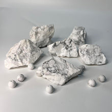 Load image into Gallery viewer, Howlite Raw Crystal Rock Chunk
