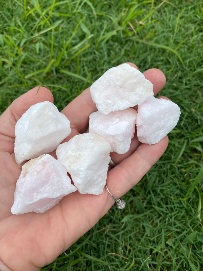 Pink Aragonite Raw Crystal