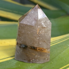 Load image into Gallery viewer, Gold Rutilated / Rutile / Angel Hair Quartz Tower
