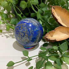 Load image into Gallery viewer, Lapis Lazuli Crystal Sphere Crystal Ball
