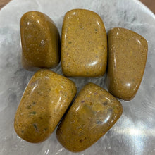 Load image into Gallery viewer, Yellow Jasper Tumble-stone / Tumbled stone Crystal
