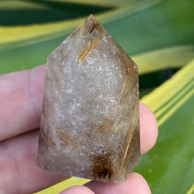 Load image into Gallery viewer, Gold Rutilated / Rutile / Angel Hair Quartz Tower
