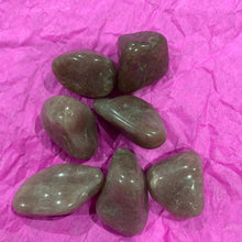 Load image into Gallery viewer, Strawberry Quartz Crystal Tumbled Stone / tumble-stone
