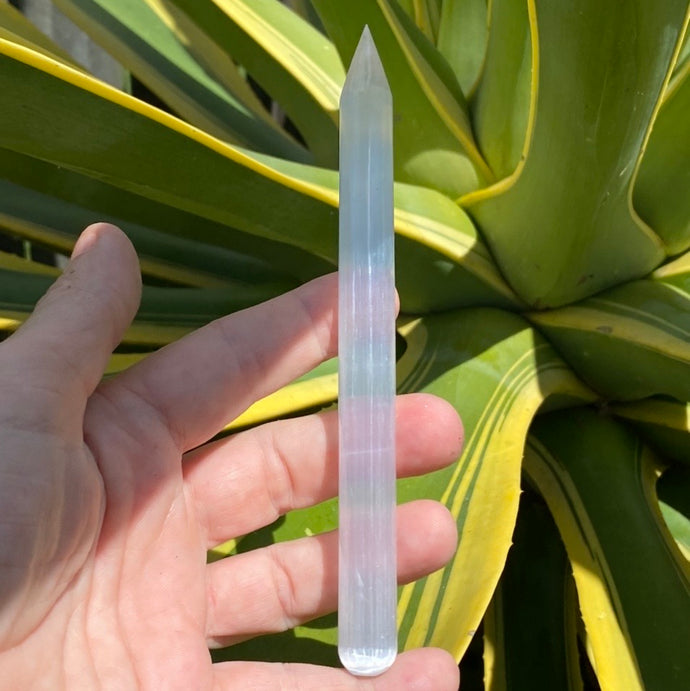 Selenite Crystal Pencil Wand